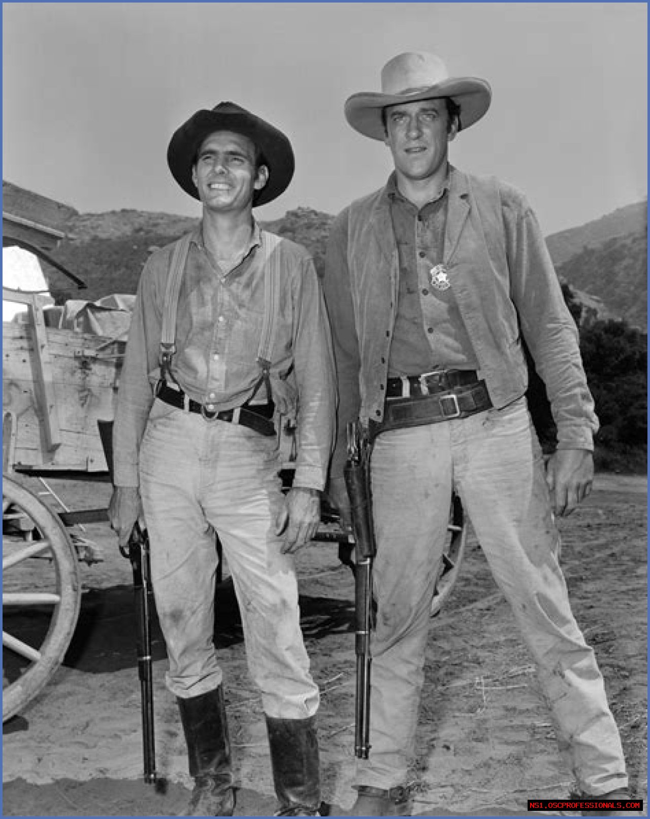 Did James Arness and Dennis Weaver get along?